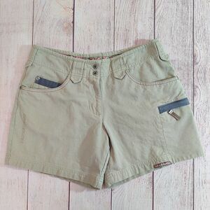 Salomon cotton cargo hiking shorts sz 8